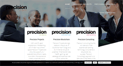 Desktop Screenshot of precision-projects.com